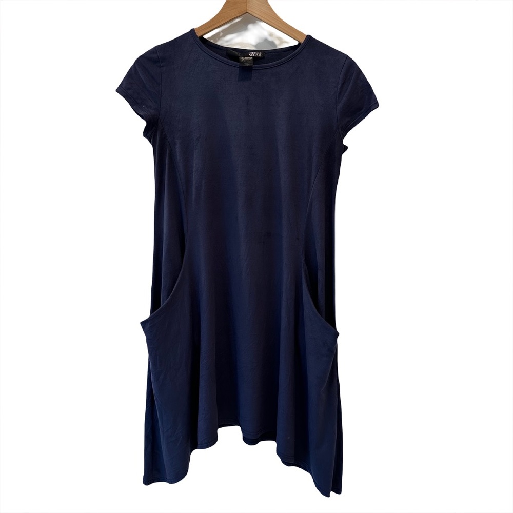 Rebel Sugar Short Sleeve Dress Pockets Navy Blue Size XS